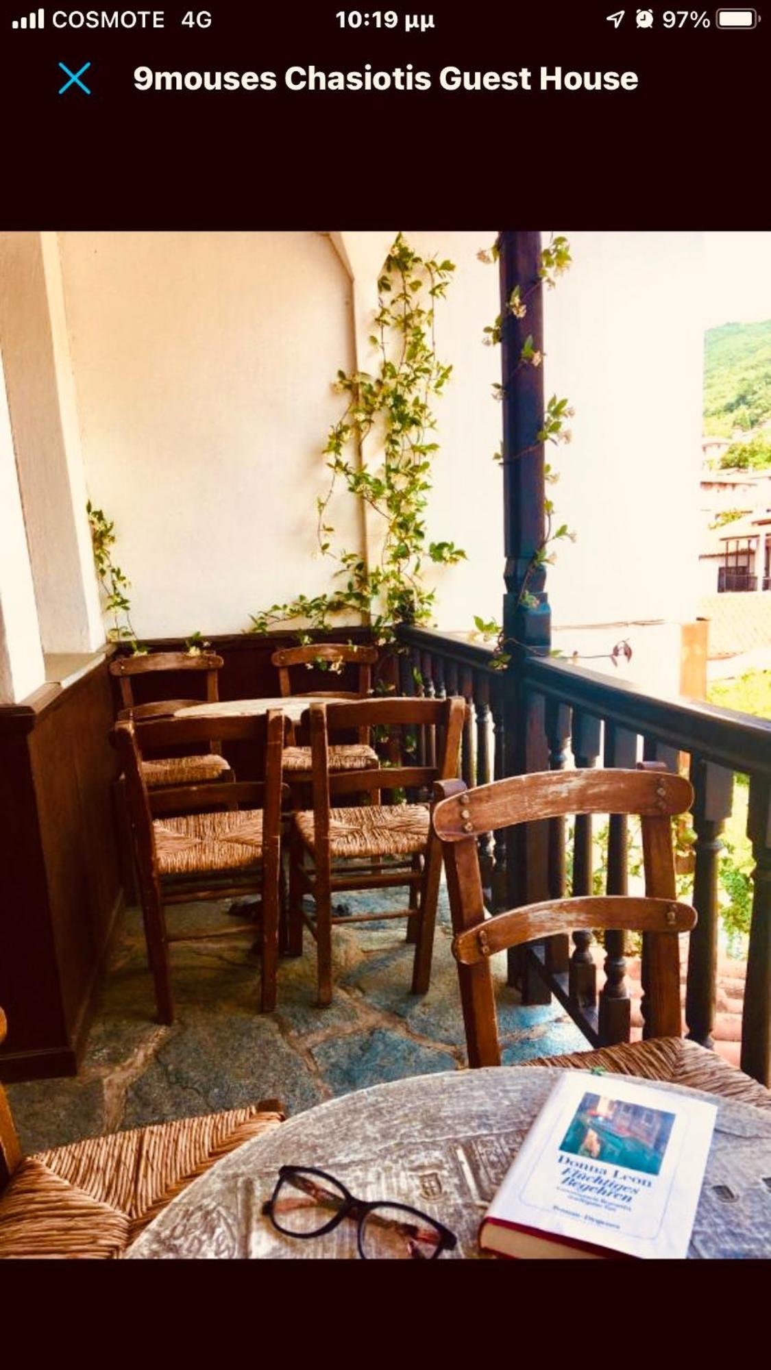 9Mouses Chasiotis Guest House Ampelakia Bagian luar foto