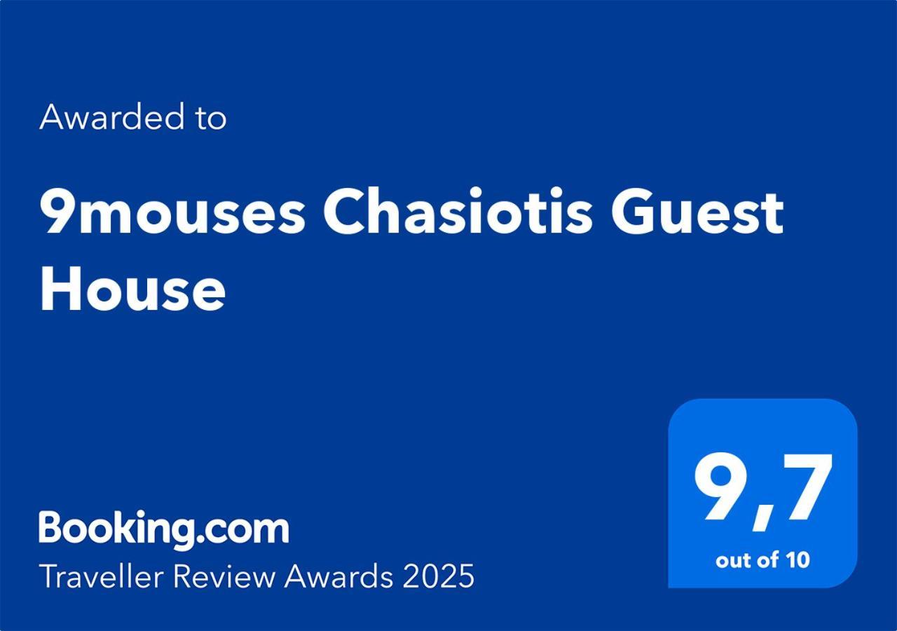 9Mouses Chasiotis Guest House Ampelakia Bagian luar foto